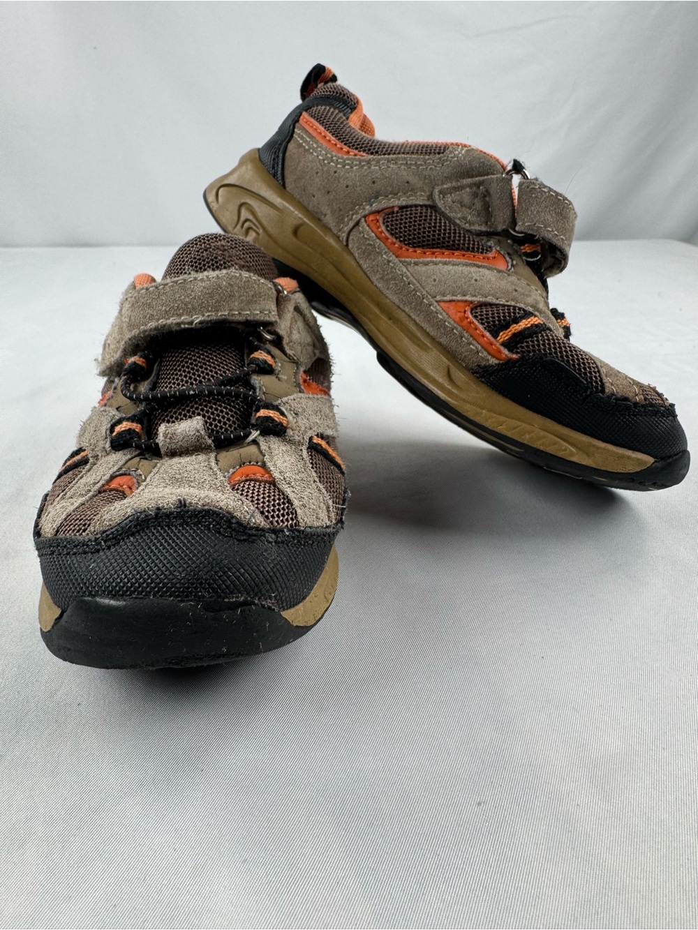 C9 Champion Toddler Kids Hiking Shoes Size 12 Brown Orange Sneakers Waterproofed